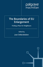 Cover of: The boundaries of EU enlargement | 