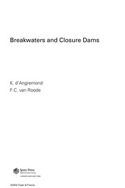 Cover of: Breakwaters and closure dams | K. d