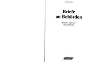 Cover of: Briefe an Behörden by Friedel Weber