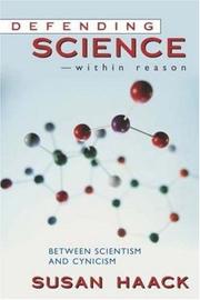 Cover of: Defending Science - within Reason by Susan Haack