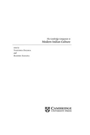 Cover of: The Cambridge companion to modern Indian culture