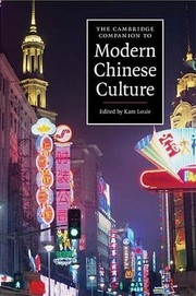 Cover of: The Cambridge Companion to Modern Chinese Culture (Cambridge Companions to Culture) | 