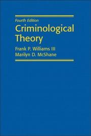 Cover of: Criminological Theory (4th Edition)