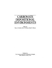 Cover of: Carbonate depositional environments | 