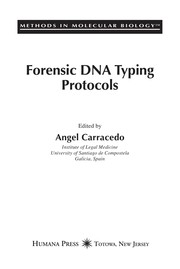 Cover of: Forensic DNA typing protocols | 