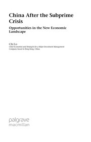 Cover of: China after the subprime crisis | Lo, Chi