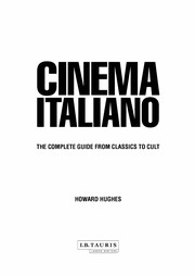 Cover of: Cinema Italiano: the complete guide from classics to cult