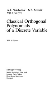 classical-orthogonal-polynomials-of-a-discrete-variable-cover
