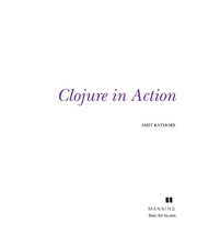 Cover of: Clojure in action | Amit Rathore