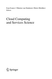 Cover of: Cloud Computing and Services Science | Ivan Ivanov