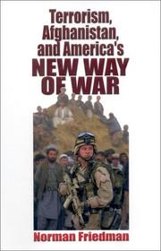 Cover of: Terrorism, Afghanistan, and America's New Way of War
