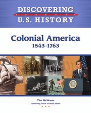 Cover of: Colonial America, 1607-1783 | Tim McNeese