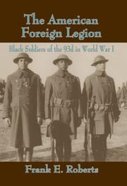 Cover of: The American Foreign Legion by Frank E. Roberts