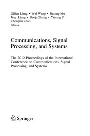 Cover of: Communications, Signal Processing, and Systems | Qilian Liang