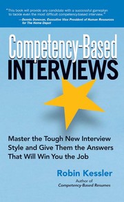 Cover of: Competency-based interviews | Robin Kessler