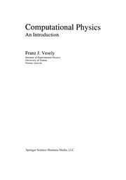 Cover of: Computational Physics | Franz J. Vesely