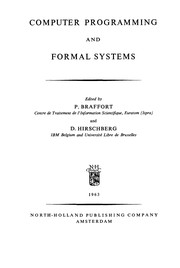 Cover of: Computer programming and formal systems