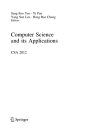 Cover of: Computer Science and its Applications: CSA 2012