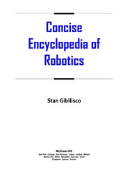 Cover of: Concise Encyclopedia of Robotics | 