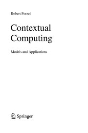 Cover of: Contextual Computing | Robert Porzel