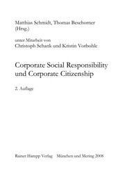 Cover of: Corporate social responsibility und corporate citizenship