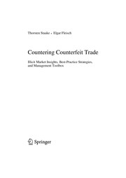Cover of: Countering counterfeit trade by Thorsten Staake