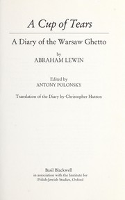 A Cup of Tears by Abraham Lewin