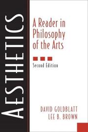 Cover of: Aesthetics: A Reader in Philosophy of the Arts (2nd Edition)