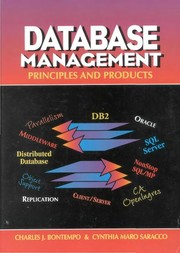 Cover of: Database management | Charles J. Bontempo