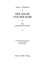 Cover of: Der Adler und der Rabe: ein amerikanisches Duell