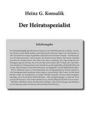 Cover of: Der Heiratsspezialist: Roman