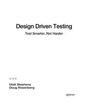 Cover of: Design Driven Testing | Matt Stephens