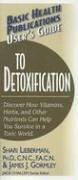 Cover of: User's Guide to Detoxification (Basic Health Publications User's Guide)