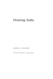 Cover of: Desiring Arabs | Joseph Andoni Massad