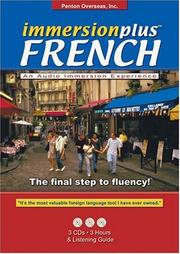 Cover of: Immersionplus French Complete: The Final Step to Fluency! (Immersionplus(tm) Audio Series)