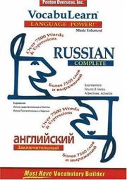 Cover of: Vocabulearn Russian Complete (VocabuLearn)