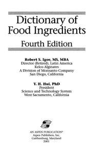 Cover of: Dictionary of food ingredients | Robert S. Igoe