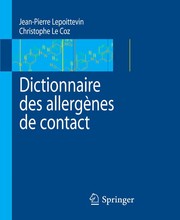 Cover of: Dictionnaire des allergènes de contact