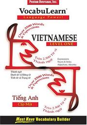 Cover of: Vocabulearn Vietnamese: Level 1 (VocabuLearn)