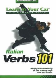 Cover of: Italian Verbs 101 (Learn in Your Car)