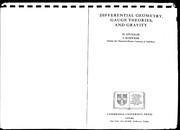 Cover of: Differential geometry, guage theories and gravity | M. Gockeler