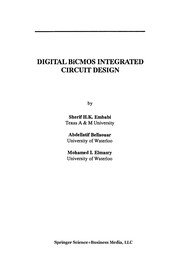 Cover of: Digital BiCMOS Integrated Circuit Design | S. H. K. Embabi