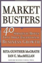 Cover of: MarketBusters: 40 Strategic Moves That Drive Exceptional Business Growth