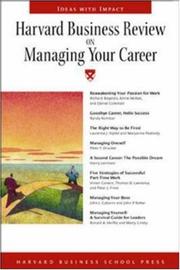 Cover of: Harvard Business Review on Managing Your Career (Harvard Business Review)