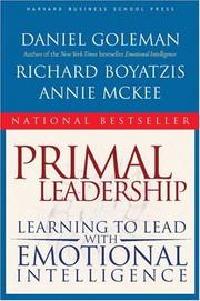 Cover of: Primal Leadership by Daniel Goleman, Richard E. Boyatzis, Annie McKee