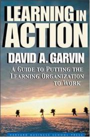 Cover of: Learning in Action by David A. Garvin, David A. Garvin