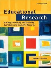 Cover of: Educational Research by John W. Creswell