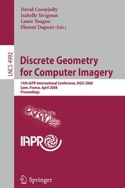 Cover of: Discrete Geometry for Computer Imagery | David Coeurjolly