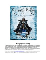 Cover of: Dragonfly falling by Adrian Tchaikovsky
