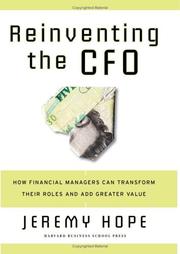 Reinventing the CFO by Jeremy Hope